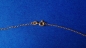 Preview: vergoldete silberkette mit weißem zirkonia-anhänger-ankerkette 45 cm
