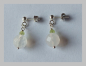 Preview: earrings-silver-agate-peridot