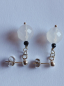Preview: earrings-sterling silver-white-black-agate-tourmaline----
