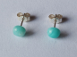 Preview: earrings-amazonite-6 mm-silver