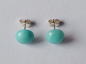 Preview: earrings-silver-amazonite-10 mm