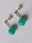 Preview: AMAZONITE  EARRINGS - SILVER