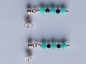 Preview: earings-silver-turquoise-black-tourmaline-