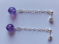 Preview: ohrringe-silber-violett-amethyst--
