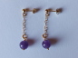 Preview: ohrringe-silber-vergoldet-violett-amethyst