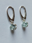 Preview: AQUAMARINE EARRINGS - SILVER