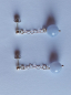 Preview: earrings-sterling silver-blue-chalcedony---