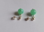 Preview: earrings-silver-chrysoprase-----