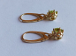 Preview: earrings-silver-gold plated-green-peridot---