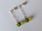 Preview: ohrringe-silber-grün-peridot----
