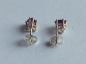 Preview: RHODOLITE  EARRINGS - SILVER
