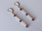 Preview: ohrringe-silber-pink-violett-rosenquarz-amethyst-