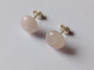 Preview: earrings-sterling silver-red-rose quartz--