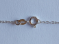 Preview: silver chain with red agate bead pendant-anchor chain 45 cm----