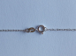 Preview: silver chain with red agate bead pendant-anchor chain 45 cm---