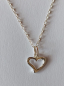 Preview: silver chain with heart pendant-anchor chain 45 cm--