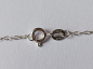 Preview: silver chain with green peridot pendant-anchor chain 45 cm------