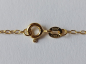 Preview: gold plated silver chain with purple amethyst pendant-anchor chain 45 cm-----