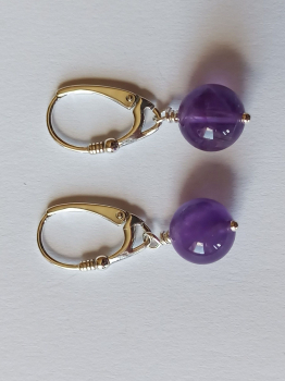 Preview: ohringe-silber-violett-amethyst---