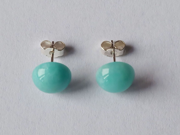 earrings-silver-amazonite-10 mm