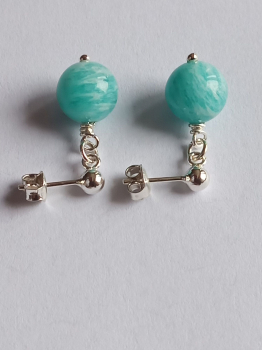 Preview: ohrringe-silber-türkis-amazonit---