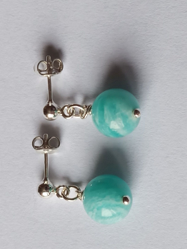 Preview: ohrringe-silber-türkis-amazonit--