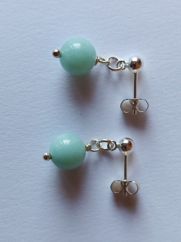Preview: ohrringe-silber-türkis-amazonit--