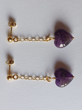 Preview: ohrringe-silber-violett-amethyst---