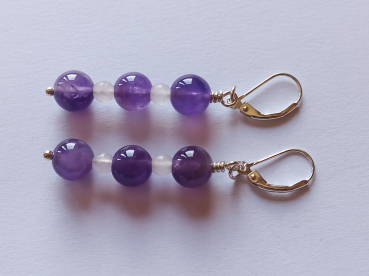 Preview: ohrringe-silber-violett-pink-amethyst-rosenquarz--