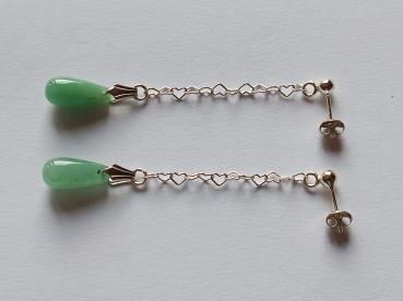 Preview: ohrringe-silber-grün-aventurin--