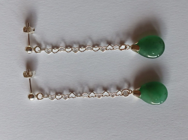 Preview: ohrringe-silber-grün-aventurin---