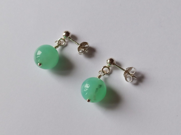 Preview: earrings-silver-chrysoprase----