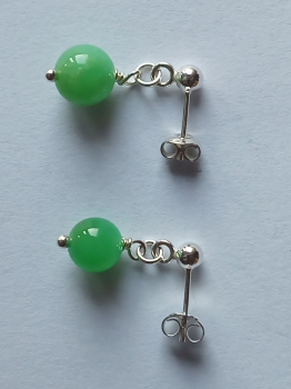 earrings-silver-chrysoprase-