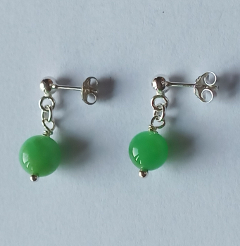earrings-silver-chrysoprase