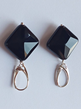 Preview: ohrringe-silber-schwarz-onyx---