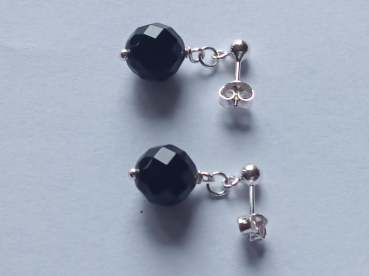 Preview: ohrringe-silber-onyx-schwarz-