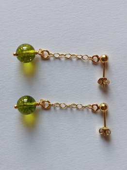 Preview: ohrringe-silber-vergoldet-grün-peridot--