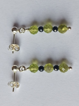 earrings-silver-green-black-peridot-tourmaline--