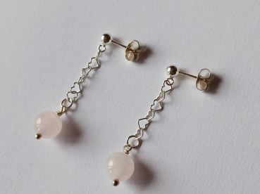 Preview: ohrringe-silber-pink-rosenquarz-