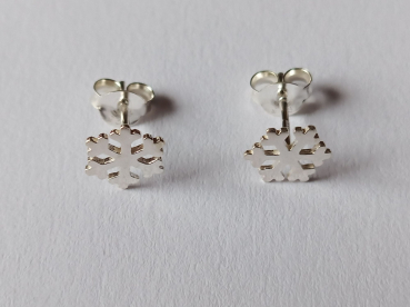 ohrringe-silber-schneeflocke