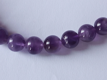 amethyst necklace 48 cm