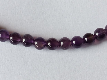 amethyst necklace 48 cm-
