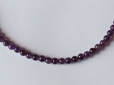 amethyst necklace 48 cm