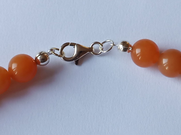 red aventurine necklace 48 cm----