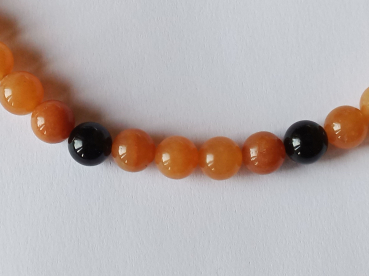 aventurine-onyx necklace