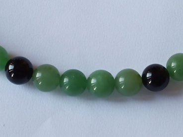 aventurine-onyx necklace