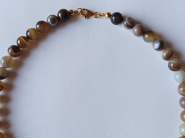 agate necklace 48 cm---