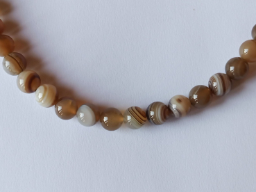 agate necklace 48 cm