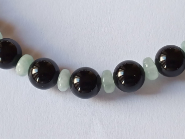 tourmaline and aquamarine necklace