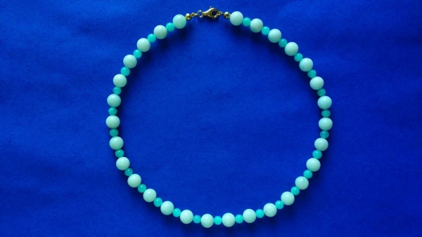 amazonite-necklace 48 cm